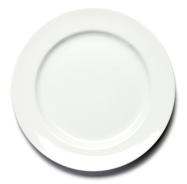 Dinner Plate on White
