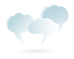 Bubble speech background