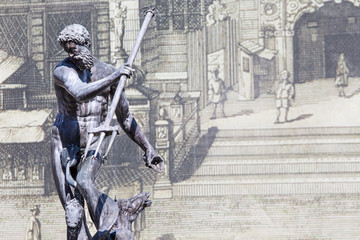 Poland-Gdansk.Famous Neptune fountain at Dlugi Targ square © Curioso.Photography