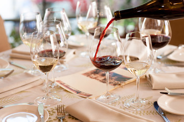 Winetasting.