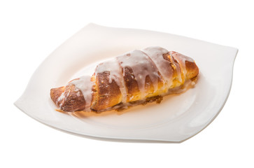 Croissant with jam