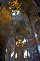 Fototapeta na wymiar The Church of Savior on Spilled Blood - St. Petersburg, Russia 