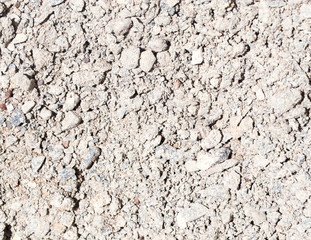 background of gravel and sand