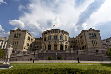 The Storting (Norwegian Parliament) in Oslo - Norway