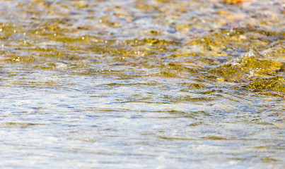 background of whitewater on the river