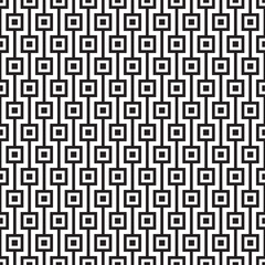 Abstract Seamless Black and White Art Deco Vector Texture