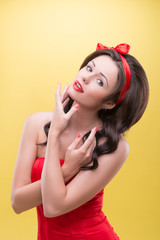 Fototapeta premium Candywoman dancing