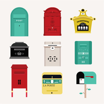 Vector mail boxes