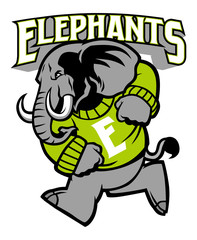 elephant school mascot