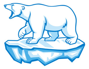 Obraz premium Niedźwiedź polarny