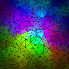 Abstract Geometrical Multicolored Background