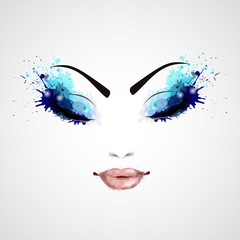 Female face