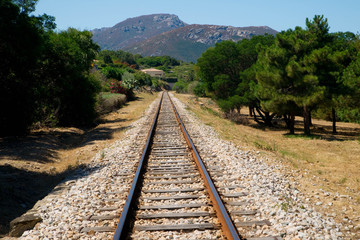 Obraz premium rails de train