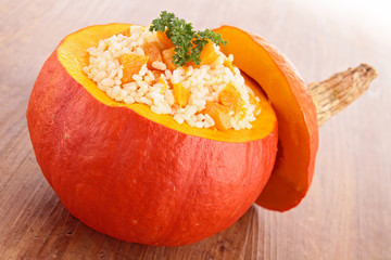 pumpkin risotto