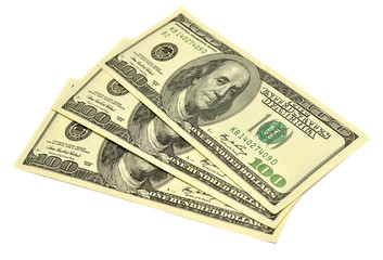 One hundred dollars banknotes