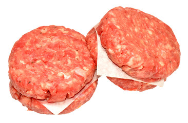 Raw Quarter Pound Beef Burgers