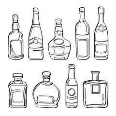 Alcohol Bottles Collection