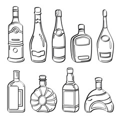 Alcohol Bottles Collection