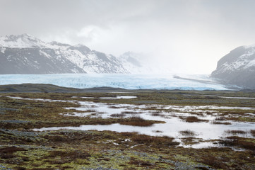 View on Breiðamerkurjökull.