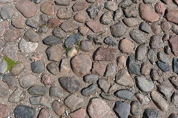 the ancient paving stones