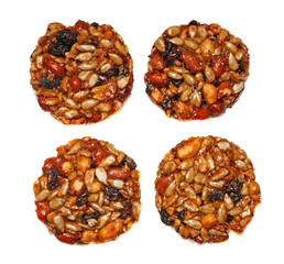 Kozinaki (national Georgian sweetness - nuts in honey) is isolat