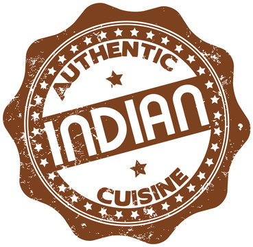 indian cuisine stamp