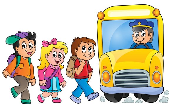 Image with school bus topic 1