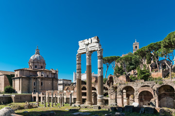 Roman ruins in Rome, Forum