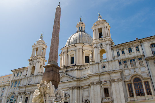 Piazza Navona, Agonal obelisk, Rome
