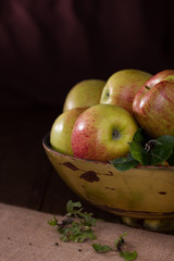 apples in a bowl, Äpfel in Schale