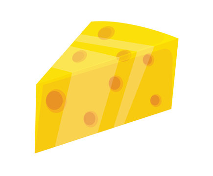 Vector Cheese Flat Icon