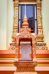 boundary marker of a temple thailand