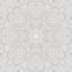 Ornamental round lace background