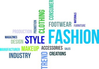 word cloud - fashion