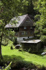 Fototapeta na wymiar einsames Bauernhaus im Schwarzwald