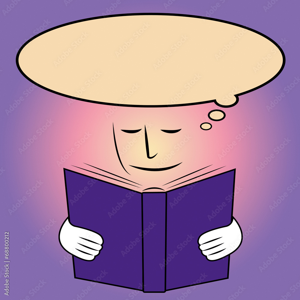 Poster thinking think indicates reflection educating and learned
