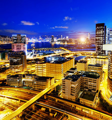 Fototapeta premium Hong Kong night