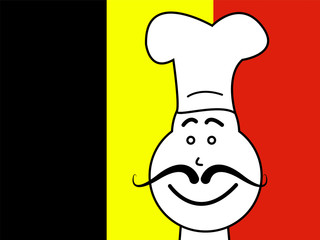 Chef Belgium Means Cooking In Kitchen And Catering