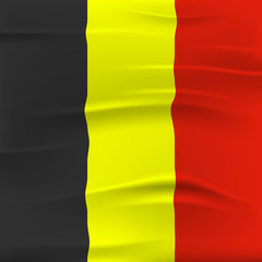 Flag Belgium Means Nationality Belgian And Patriotism