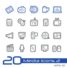 Media Icons // Line Series