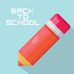 vector concept of back to school