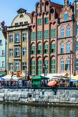 Fototapeta premium Colorful houses in Gdansk, Poland