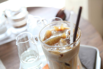 ice latte coffe
