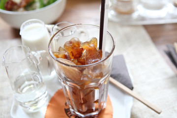 ice latte coffe