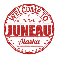 Welcome to Juneau stamp