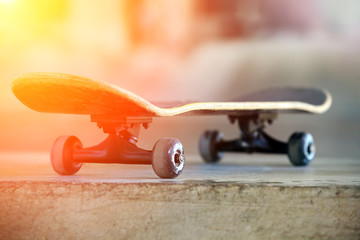 .Used skateboard