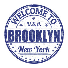 Welcome to Brooklyn stamp