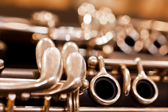 Fragment clarinet closeup