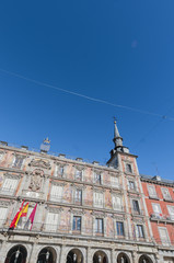 Obraz premium The Plaza Mayor square in Madrid, Spain.