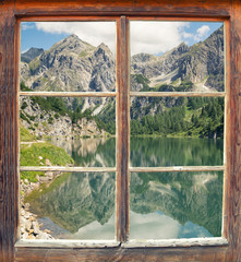 Fensterblick Tappenkarsee